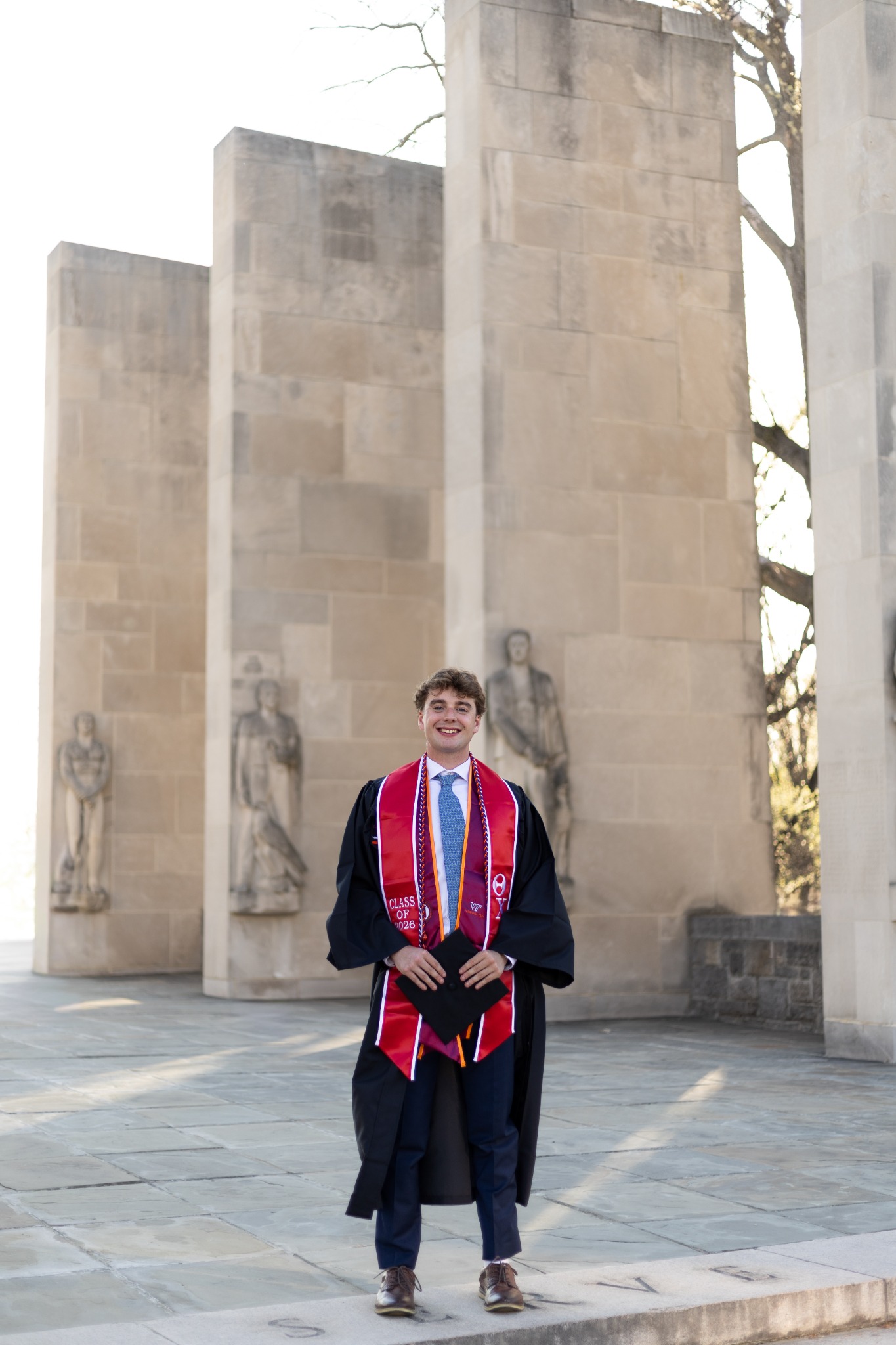 Trevor Kellogg at Virginia Tech graduation